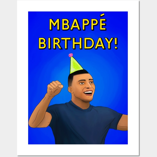 MBAPPE BIRTHDAY Wall Art by Poppy and Mabel